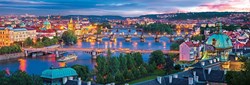 Eurographics puzzel Prague Czech Republic Panorama - 1000 stukjes