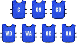 Precision netbal trainingshesjes set - mesh bibs volwassenen jeugd