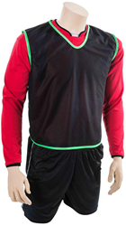 Precision trainingshesje sport polyester zwart ademend volwassenen