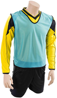 Precision chasuble de sport enfant - Gilet d'entraînement mesh - Bleu ciel