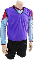 Precision chasuble d'entraînement sport polyester violet junior respirant
