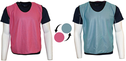 Precision trainingshesje sport polyester roze-blauw voor jeugd