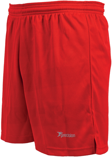 Precision voetbalbroek junior rood M/L - sportshort polyester