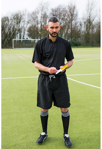Precision Short d'arbitre Noir/Blanc - S