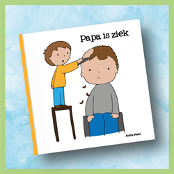 de Wonderwolk livre illustré Papa est malade maladie grave livre pour enfants réconfortant