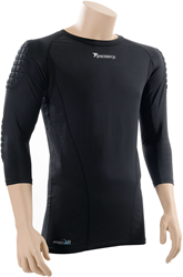 Precision maillot gardien de but adulte baselayer noir rembourré football