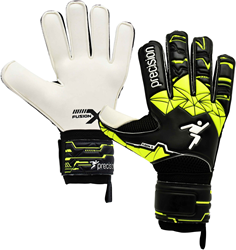 Precision keepershandschoenen Junior Fusion X Flat Cut Finger Protect voetbal