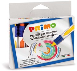 Primo Primo - 8 Waskrijt Uitwisbaar met Grip Ã˜9x80 mm in Doos