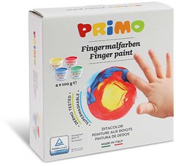Primo Primo - Vingerverf 4 Potjes (4x100gr)