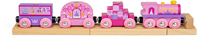 BigJigs houten prinsessentrein speelgoed treinset voor kinderen