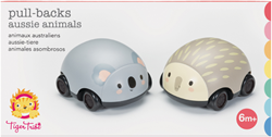 Tiger Tribe speelgoed - Pull-back auto's Aussie Animals voor kinderen