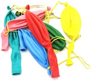 Globos ballon de frappe jouet avec élastique - ballons colorés