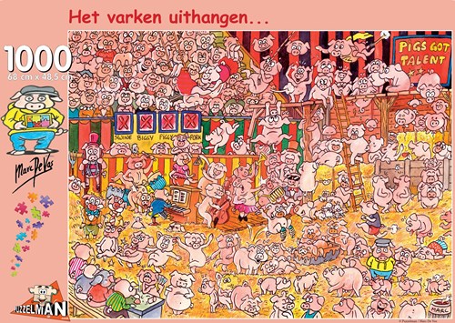 Puzzelman De puzzelvarkentjes - Marc De Vos (1000)