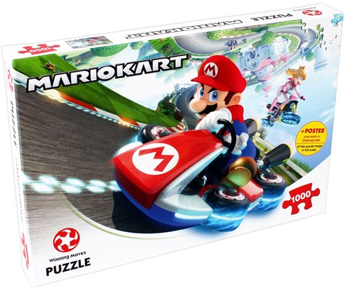Puzzle Mario Kart Funracer 1000 pièces casse-tête fan merchandise