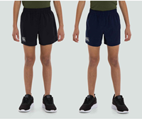 Canterbury sport shorts junior zwart ademend comfort 8 jaar