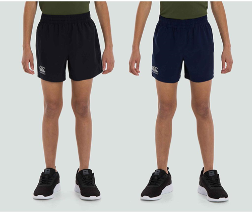 Canterbury sport shorts junior zwart ademend comfort 8 jaar