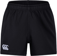 Canterbury sportshort junior polyester zwart 10 jaar - rugbyshort