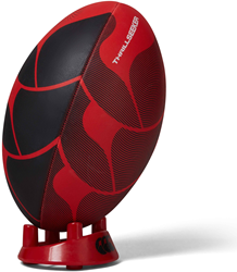 Canterbury rugbybal Thrillseeker rood zwart maat 5 duurzaam grip