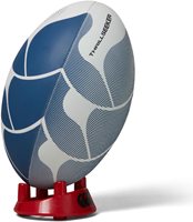 Canterbury rugbybal Thrillseeker wit/blauw maat 5 trainingsbal