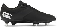 Canterbury chaussures de rugby Phoenix Raze SG noir blanc gazon adulte-2