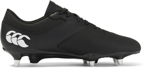 Canterbury chaussures de rugby Phoenix Raze SG noir blanc gazon adulte-2