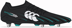 Canterbury Speed Falcon 2.0 Team SG Boot - Black/Blue - 12