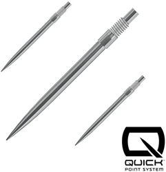 Harrows Quickpoints (Set of 3) - Silver - 30mm