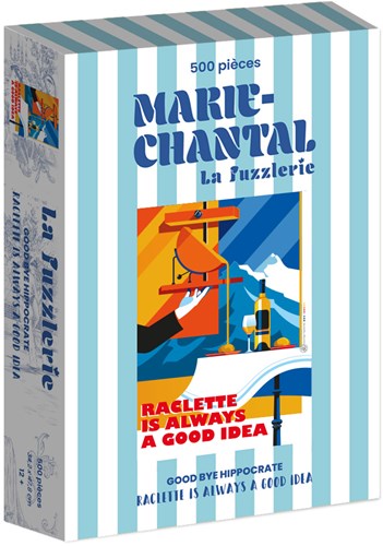 Marie-Chantal puzzel raclette 500 stukjes kleurrijk karton volwassenen-2