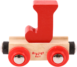 Bigjigs Lettertrein J