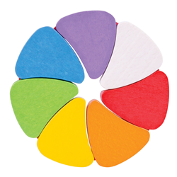 Bigjigs Houten Regenboogblaadjes