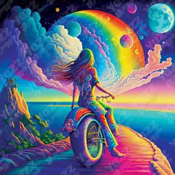 Yazz puzzle Rainbow Ride - puzzle coloré 1023 pièces