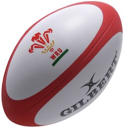 Gilbert ballon de rugby anti-stress Pays de Galles - balle anti-stress pour fans de rugby