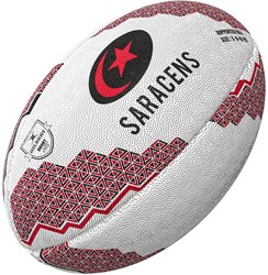 Gilbert ballon de rugby supporter Saracens taille 4 jouet coloré