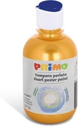 Primo kant-en-klare PEARLESCENT plakkaatverf, 300 ml flacon met doorstroomdop geel