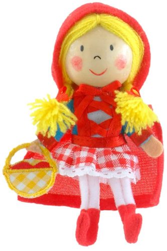 Fiesta Crafts marionnette à doigt Petit Chaperon Rouge jouet conte