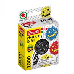 Quercetti Pixel Art zwart 1000 stuks - navulset speelgoed