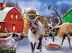 SunsOut puzzle Reindeer Farm - puzzle 1000 pièces