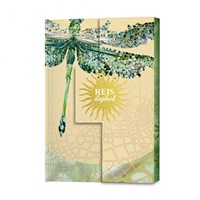 Lantaarn reisdagboek hardcover met stickervellen en magneetsluiting