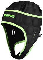 Rhino casque rugby junior noir vert large garçons