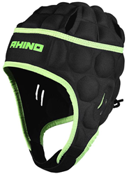 Rhino casque de protection junior rugby noir vert - taille S garçons