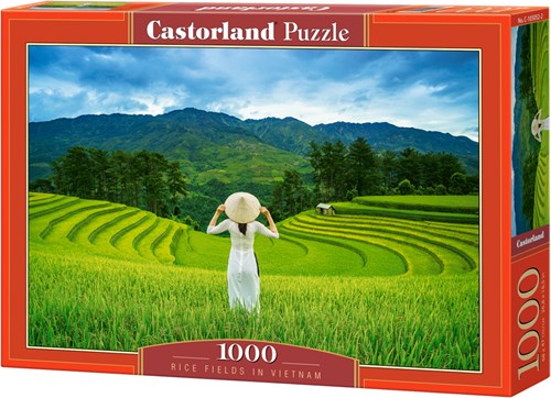 Castorland puzzle Rice Fields in Vietnam - puzzle 1000 pièces-2