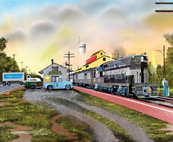 SunsOut puzzel Brownsburg Depot - 1000 stukjes legpuzzel