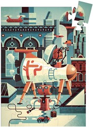 Djeco silhouetpuzzels Bob the robot 36 stukjes