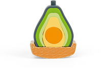 BigJigs jouet Rocking Avocado empilable sensoriel durable-2
