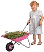 Rolly Toys brouette enfant métal rose - jouet de jardin pour enfants-2
