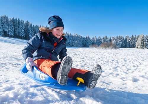 Rolly Toys slee RollySnow Shark blauw - sneeuwpret speelgoed-2
