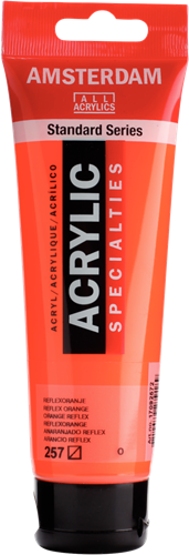 Royal Talens peinture acrylique Amsterdam 120 ml 257 - Orange Reflex peinture