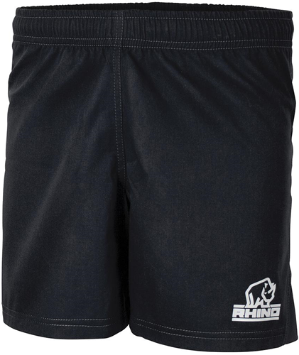 Rhino short de sport Auckland junior noir XL - short rugby respirant