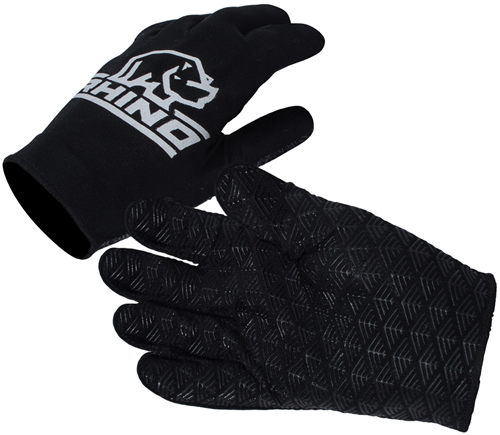Rhino gants de sport Pro gants de rugby noir S-M adultes