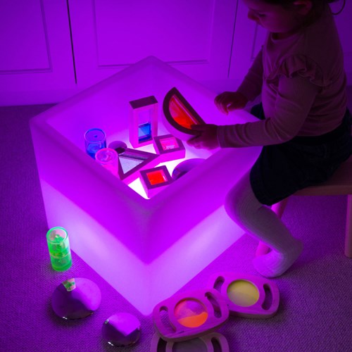 TickiT cube sensoriel lumineux LED résistant à l'eau jouet éducatif-3